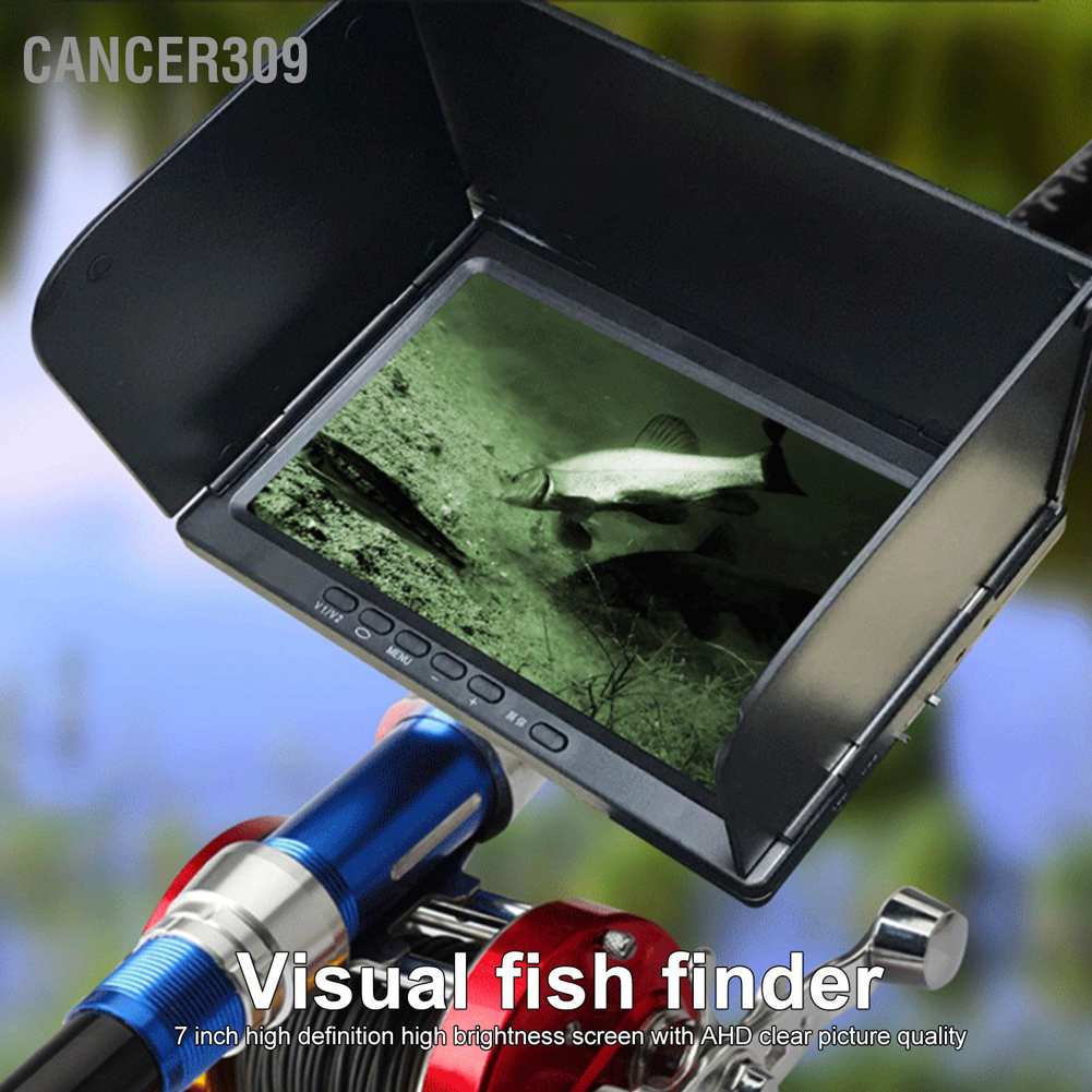 cancer309-กล้องหาปลา-หน้าจอ-lcd-7-นิ้ว-สายเคเบิล-30-เมตร-ip68-กันน้ํา-มุมกว้าง-180-100-240v-สําหรับตกปลา