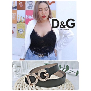 🔥พร้อมส่ง จากไทย 💫เข็มขัด D & G รุ่นเพชร