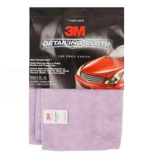 3M 39017L/S ผ้าใยไมโครไฟเบอร์ สำหรับรถยนต์ รุ่นหนา ขนาด 50x50ซม. 1ผืน MICROFIBER