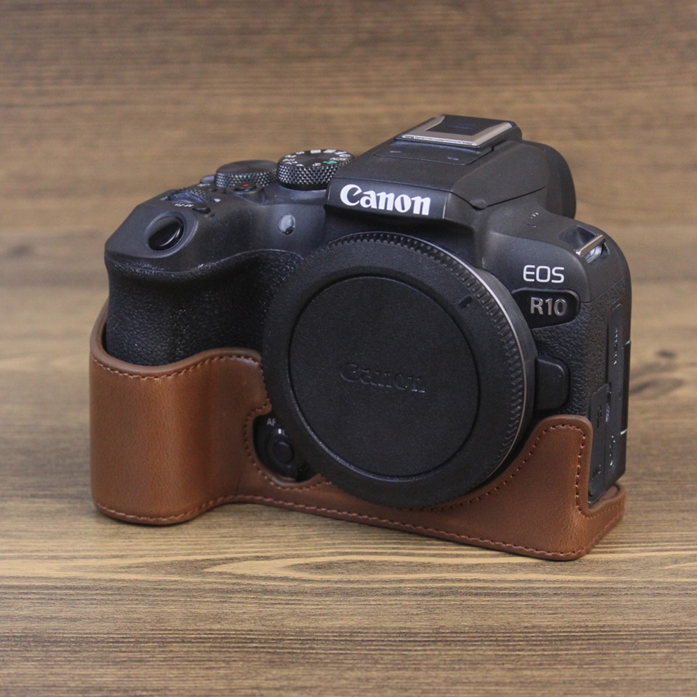 r10-เคสกระเป๋าหนังเทียม-ใส่กล้อง-แบบครึ่งหนึ่ง-สําหรับ-canon-eos-r10