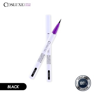 สินค้า Cosluxe wanderlust eyeliner วันเดอร์ลัส เมจิค อายไลเนอร์ สูตรกันน้ำ แห้งเร็ว ไม่เลอะใต้ตา สีเข้มชัด ติดทนนานตลอดวัน