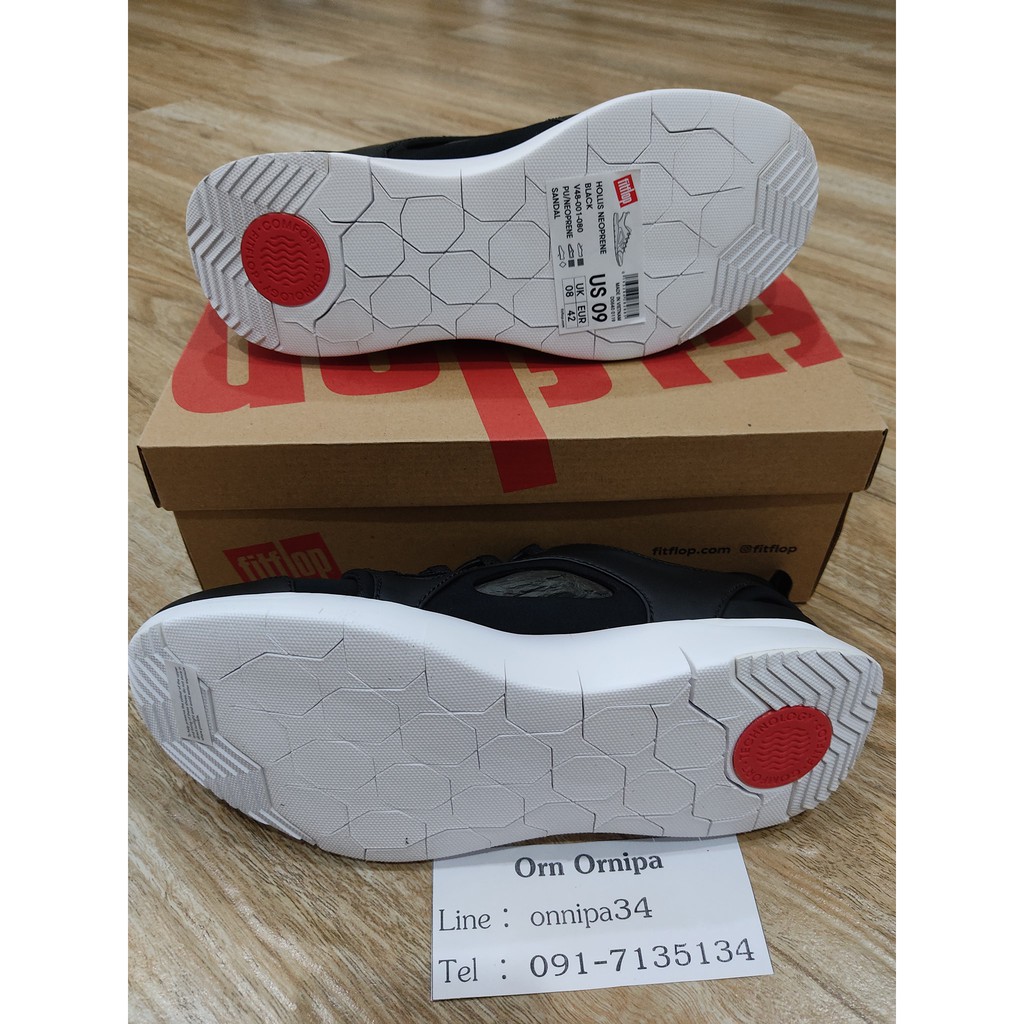 New Fitflop Hollis Neoprene Black Shopee Thailand