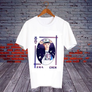 เสื้อยืดดารา เสื้อยืด Fanmade แฟนเมด คำพูด แฟนคลับ ศิลปินเกาหลี KP137 - เฉิน Chen