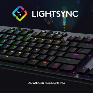 ภาพขนาดย่อของภาพหน้าปกสินค้าLogitech G813 LIGHTSYNC RGB MECHANICAL Gaming Keyboard (คีย์บอร์ดเกมมิ่งเชิงกล อลูมีเนียมเพรียวบาง พร้อมไฟ RGB) คีย์แคป ไทย/อังกฤษ จากร้าน logi.shop บน Shopee ภาพที่ 8