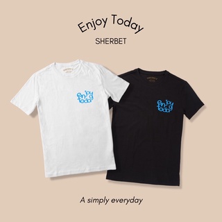 sherbettee|เสื้อยืดลาย enjoy today ใหม่