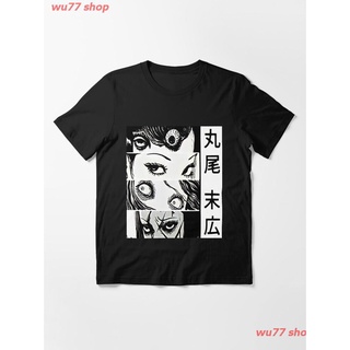 2022 Tomie Junji Ito Essential T-Shirt เสื้อยืด ดพิมพ์ลาย ดผ้าเด้ง คอกลม cotton ความนิยม discount Unisex