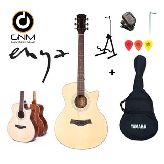 กีตาร์โปร่ง ENYA รุ่น EAG-40 ฟรีกระเป๋า + ขาตั้ง + clip tuner + ปิ๊ก + ประแจ