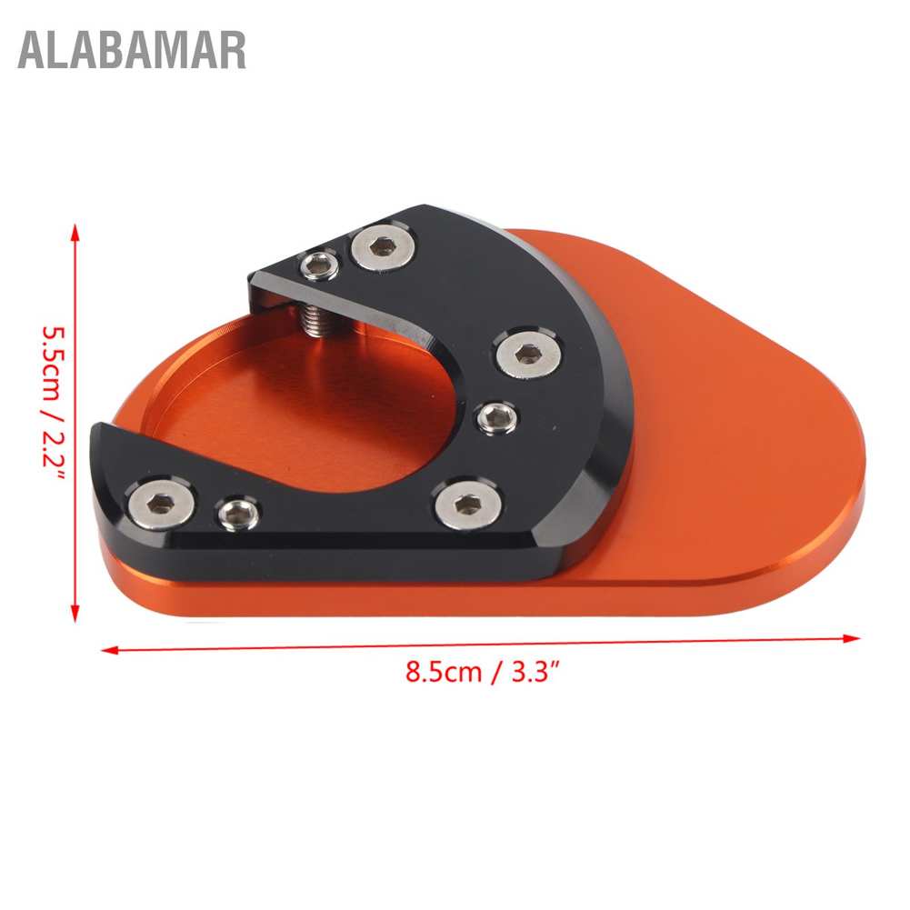 alabama-แผ่นขาตั้งอลูมิเนียมอัลลอยด์-cnc-สีส้ม-สําหรับรถจักรยานยนต์