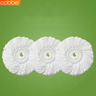 Cobbe ผ้าม็อบถูพื้น ผ้าม็อบไมโครไฟเบอร์ Mop cloth ผ้าถูพื้น อะไหร่ม็อบ อุปกรณ์ถูพื้น ดักฝุ่น ดูดซับน้ำได้ดี