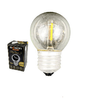 โปรโมชั่น : BEWON หลอดไฟ หลอดไฟตกแต่ง หลอดประดับ หลอดปิงปอง หลอดวินเทจ LED 1W G45 สีวอร์ม ขั้ว E27