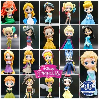 โมเดล เจ้าหญิง Disney Qposket ชุดที่#1 มี 50 แบบ น่ารักขั้นสุด ราคาถูก มาก สูง 10-15 Cm งานจีน แบบสวยๆ รับรองคุ้มค่า