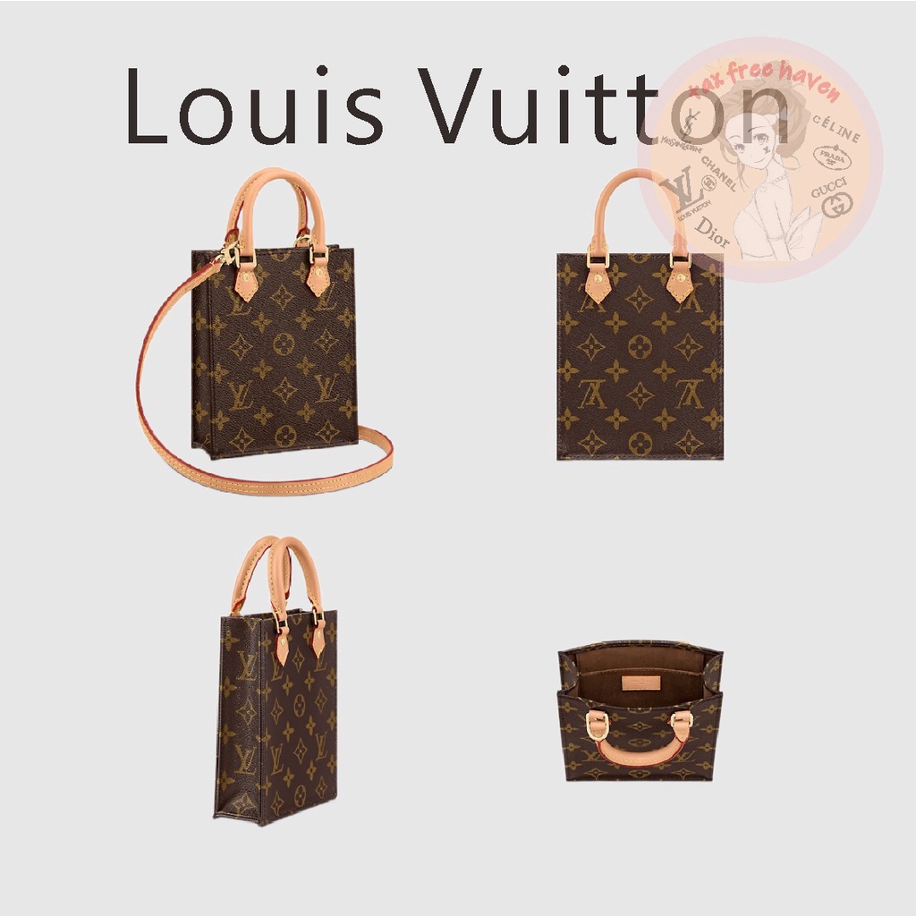 shopee-ลดกระหน่ำ-ของแท้-100-louis-vuitton-brand-new-lv-petit-sac-plat-bag