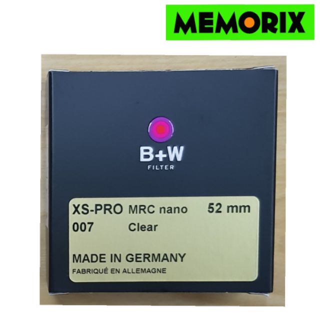 ภาพหน้าปกสินค้าOriginal B+W XS PRO 007 MRC nano Clear Digital Filter (37,39,40.5,43,46,49,52,55,58,62,67,72,77,82 mm)