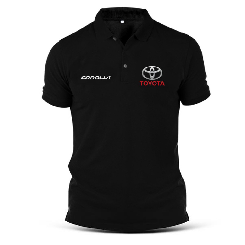 โตโยต้าtoyota-polo-เสื้อยืดเสื้อโปโลผู้ชายผ้าฝ้ายพิมพ์ลายขนาดใหญ่