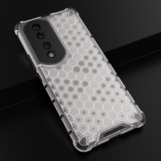 เคสโทรศัพท์มือถือ PC TPU นิ่ม กันกระแทก ปิดด้านหลัง แบบแข็ง สําหรับ Honor 70 Pro Plus 5G 70 5G