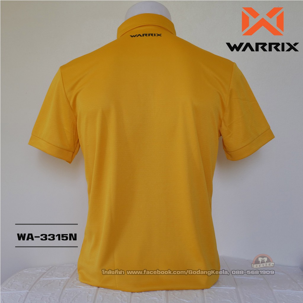 เสื้อโปโล-warrix-wa-3315n-wa-plan15-สีทอง-nn-วาริกซ์-วอริกซ์-ของแท้-100