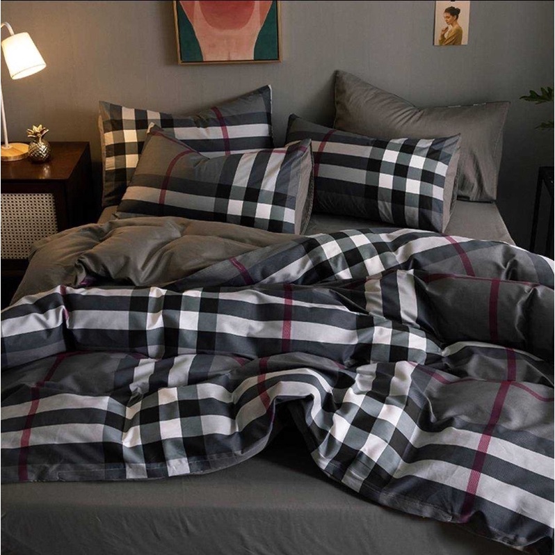 ผ้าปูที่นอน-ผ้านวม-ปลอกหมอน-ครบชุด-ชุดเครื่องนอน-ชุดผ้าปูที่นอน-พร้อมส่ง-6-5-3-5-ฟุต-บริการปลายทาง