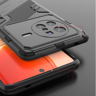 VIVO X80 Pro เคส พลาสติกแบบแข็ง Shockproof Phone Case Back Cover VIVO X80 Pro X80Pro กรณี ฝาครอบ