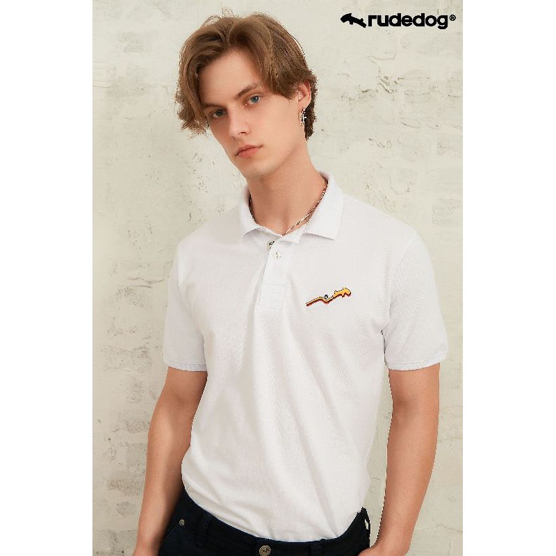 rudedog-เสื้อโปโล-รุ่น-skyline-สีขาว-ราคาต่อตัว