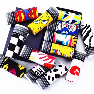 Cartoon Print Boys Underwear Boxer Soft Breathable Men Underwear Panties