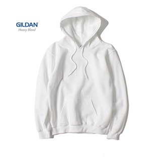 ภาพหน้าปกสินค้าGildan® Heavy Blend™ Adult Hooded Sweatshirt White ฮู้ดแบบสวม - ขาว ที่เกี่ยวข้อง