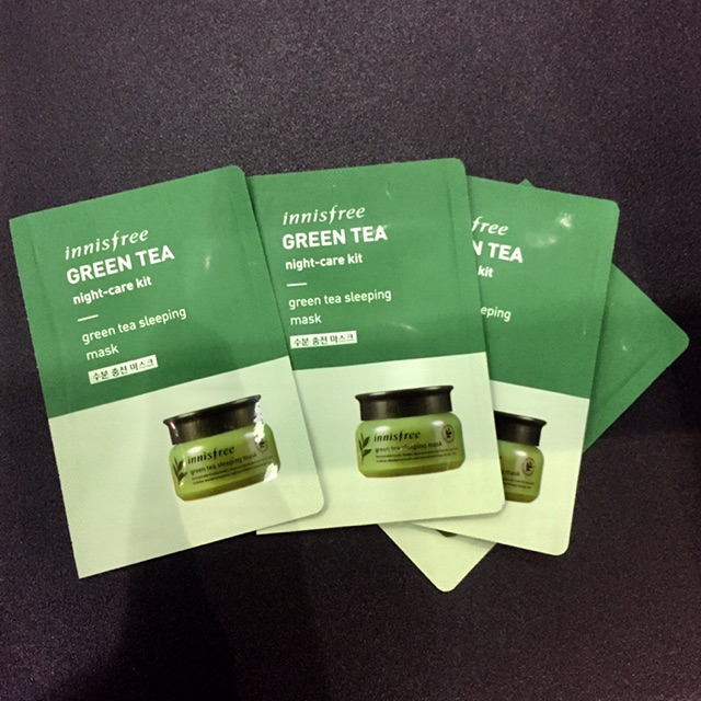 Innisfree green tea sleeping mask Shopee Thailand