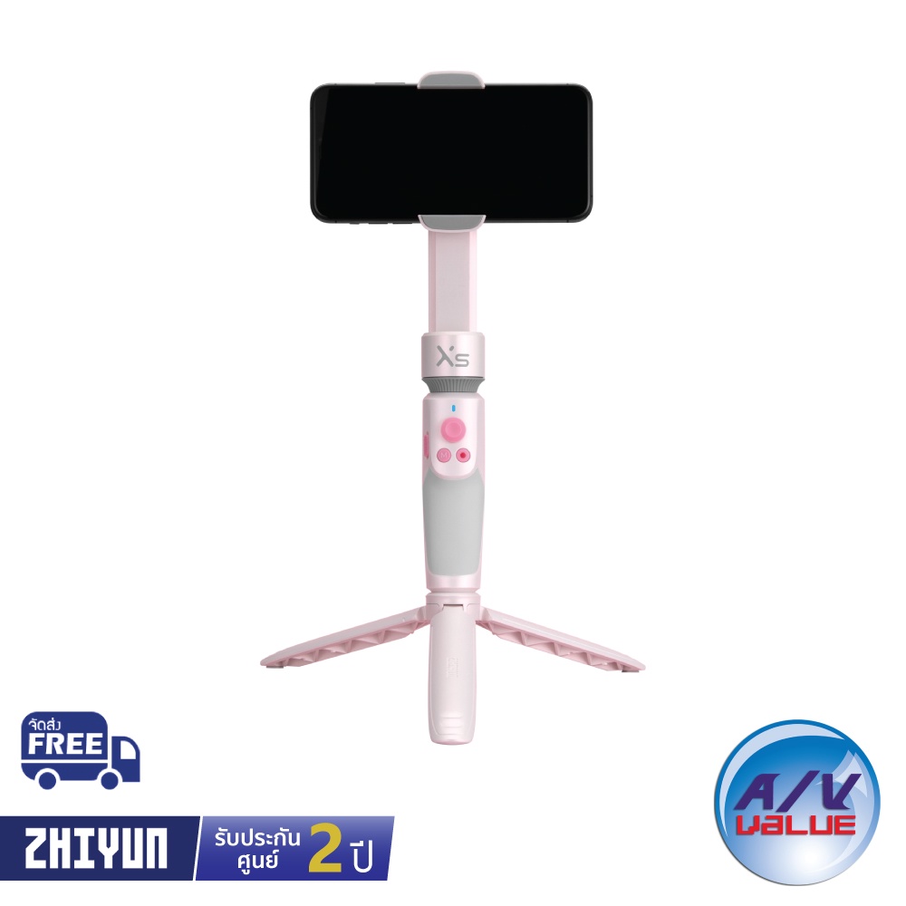 zhiyun-smooth-xs-กันสั่นสำหรับมือถือ-pink-ผ่อน-0