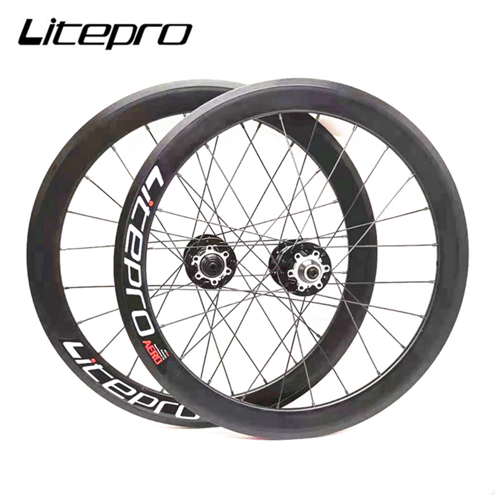 Litepro ล้อจักรยานพับได้ 20 นิ้ว AERO S42 406 V Disc Brake 451 Rims 8 9 ...
