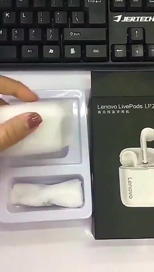 ขายร้อน-lenovo-lp2-tws-mini-earphone-wireless-หูฟังบลูทูธไร้สาย-กันเหงื่อ-แบบทัชสกรีน-หูฟังไร้สาย