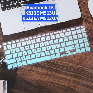 แผ่นครอบคีย์บอร์ด สําหรับ Asus Vivobook 15 K513E M513U K513EA M513UA X513E X513EA E510 Vivobook S15 S533EA S533E S533 A513E S530U