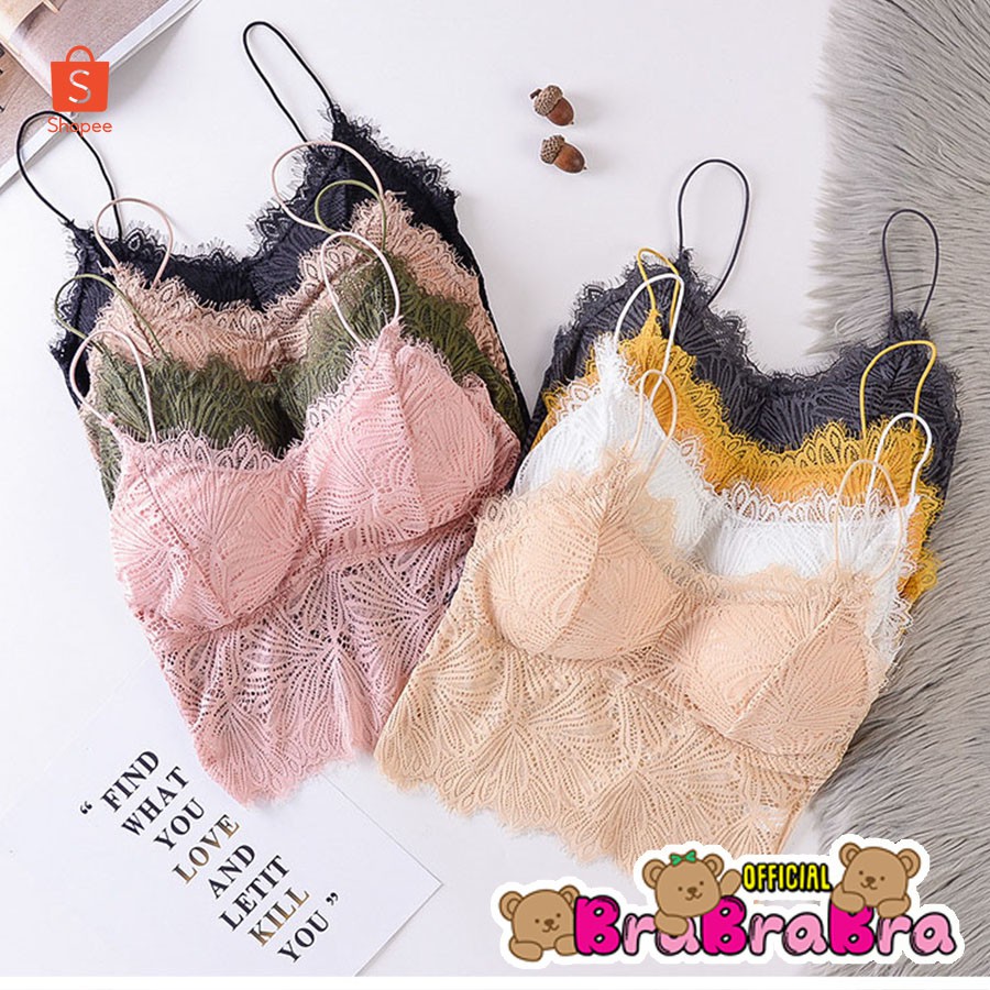 bra-083-บรา-เสื้อทับ-สายเดี่ยว-ลูกไม้