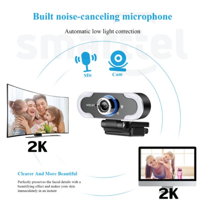 กล้องเว็บแคม-เว็บแคม-webcam-full-hd-2k-พร้อมไมค์ในตัว-สำหรับใช้ต่อเข้ากับคอมพิวเตอร์-และโน๊ตบุ๊ค