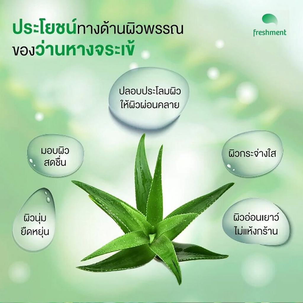 โปร-1-แถม-1-เจลว่านหางจระเข้สกัดเข้มข้น-100-freshment-aloe-vera-gel-100-ขนาด-300-ml-ยอดขายดีอันดับ-1-เว็บด