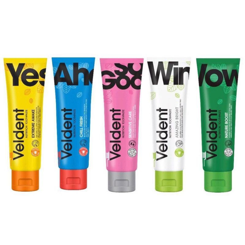 100กรัม 1หลอด ยาสีฟัน เวลเดนท์ Veldent Toothpaste | Shopee Thailand
