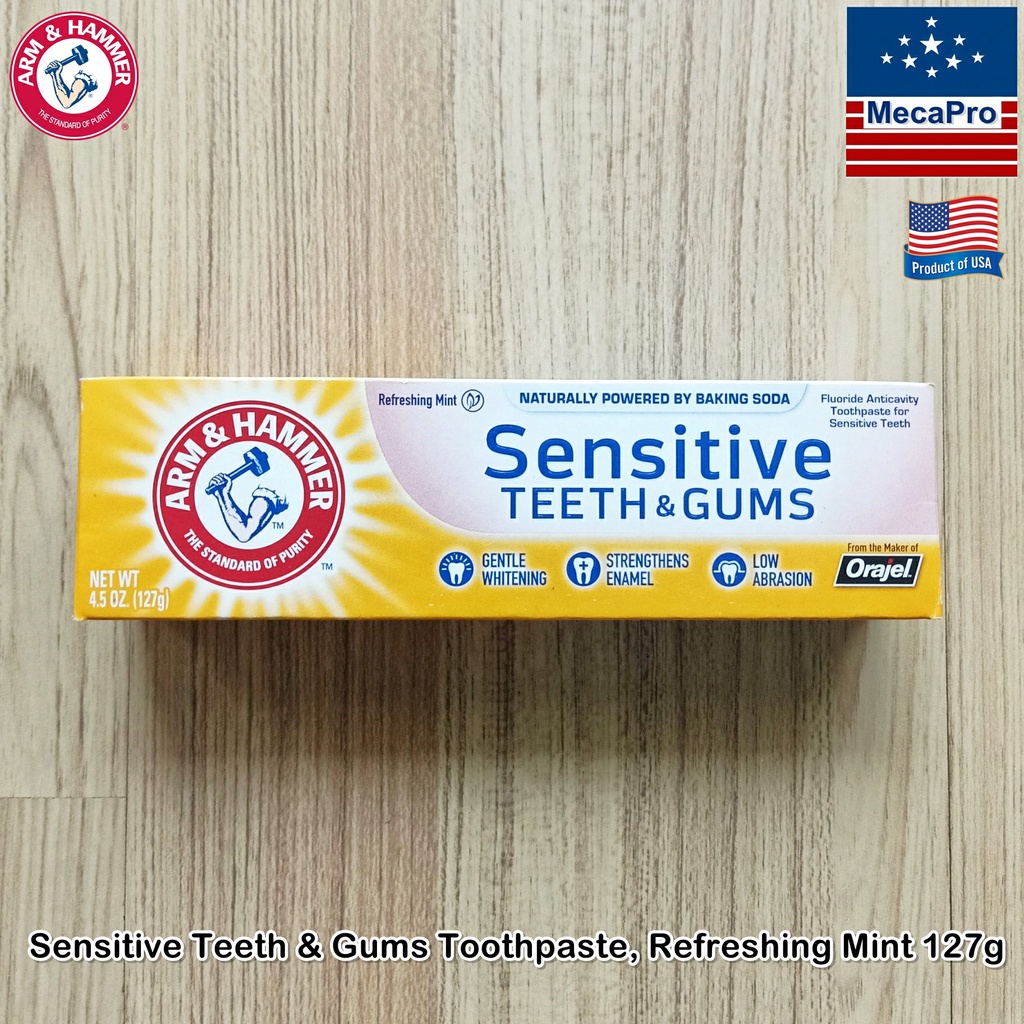 Arm & Hammer® Sensitive Teeth & Gums Toothpaste, Refreshing Mint 127g ...