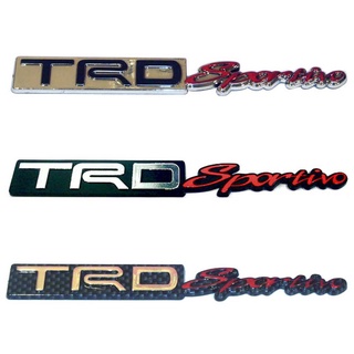 กรุณาวัดขนาดก่อนสั่งซื้อ โลโก้ TRD Sportivo ทีอาร์ดี โตโยต้า Aegether