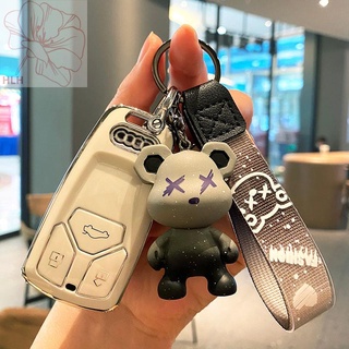 2021 Audi a4l key case q5l รถ a3 กระเป๋า a6l หัวเข็มขัด a5 shell a8/a3l/q7/q3/a7 ผู้หญิง high-end