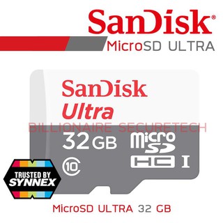 ภาพหน้าปกสินค้าSANDISK ULTRA MicroSD Card SDSQUNS_032G_GN3MN : 32 GB (BY SYNNEX) Class 10 ซึ่งคุณอาจชอบสินค้านี้