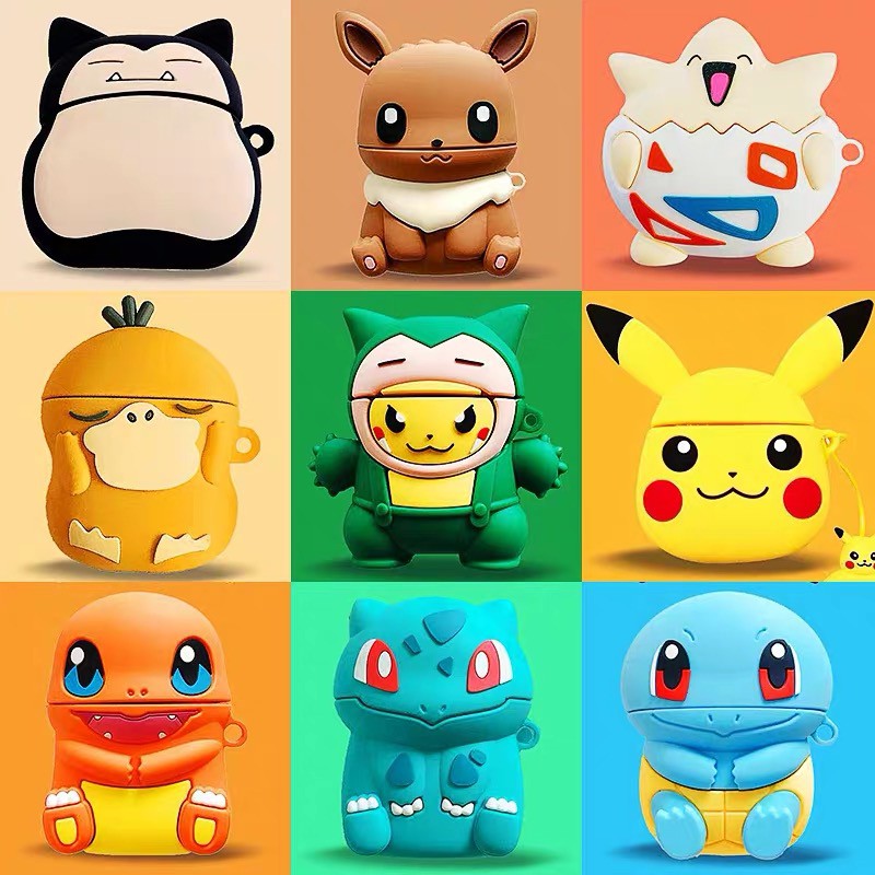 เคสหูฟัง ลายการ์ตูนโปเกม่อน Togepi Bulbasaur สําหรับ Airpods 1 2 3 Pro ...