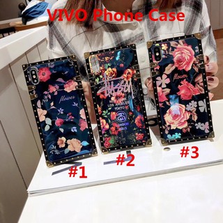 เคสป้องกันเคสโทรศัพท์มือถือลายดอกไม้สําหรับ Vivo Y 79 Y 75 Y 66 Y 67 Y 85 Y 17 Y 7 S S S S S S S 1 Y 12 Y 15 V 9 V 7 Plus V 11 V 15 Pro V 11i