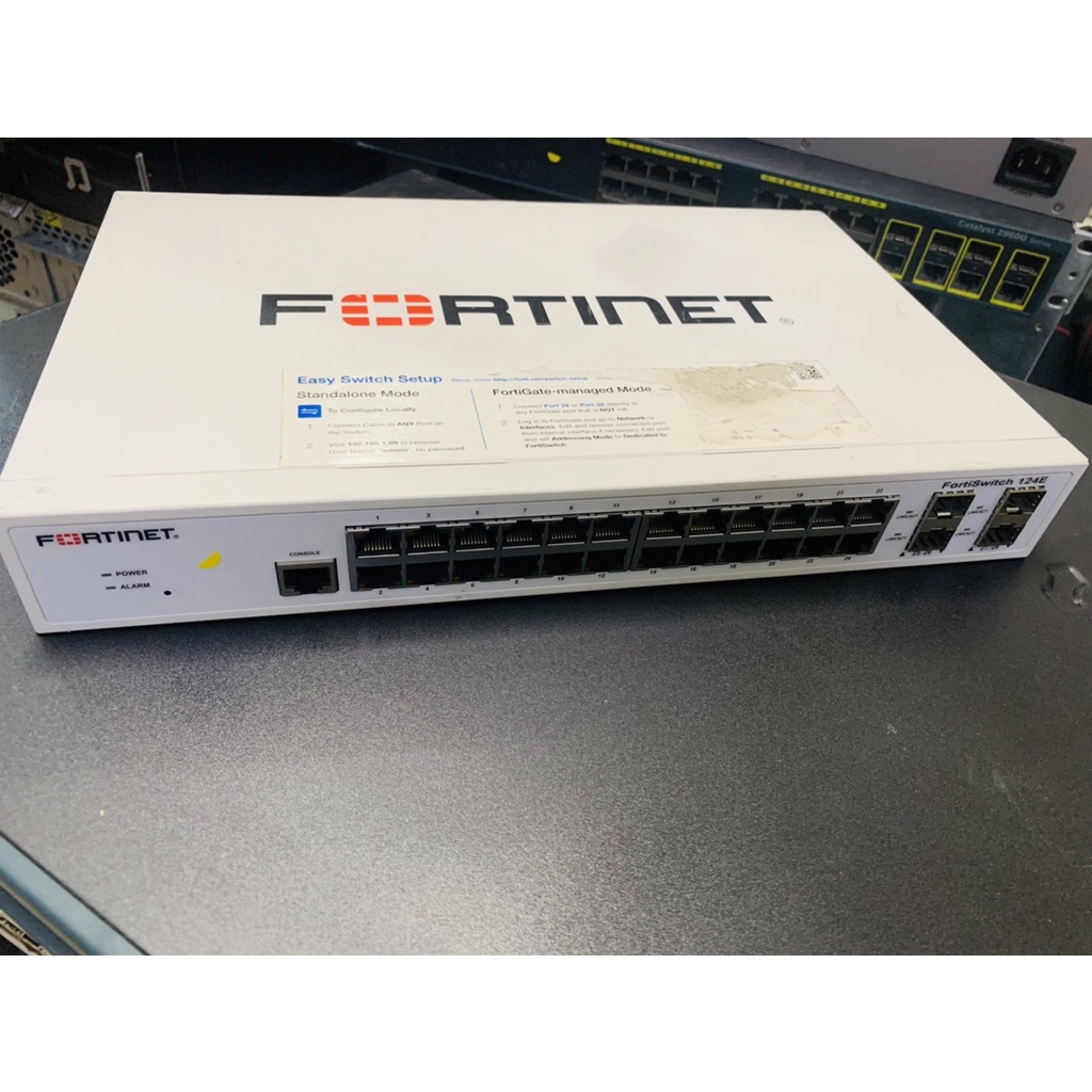 ฟอร์ติเน็ต Fortinet FortiSwitch 124E [FS-124E] L2 Switch - 24 x GE RJ45 ...