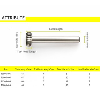 ภาพขนาดย่อของภาพหน้าปกสินค้าอุปกรณ์เครื่องมือแกะสลักไม้ T - Shaped จากร้าน okeytool.th บน Shopee ภาพที่ 1