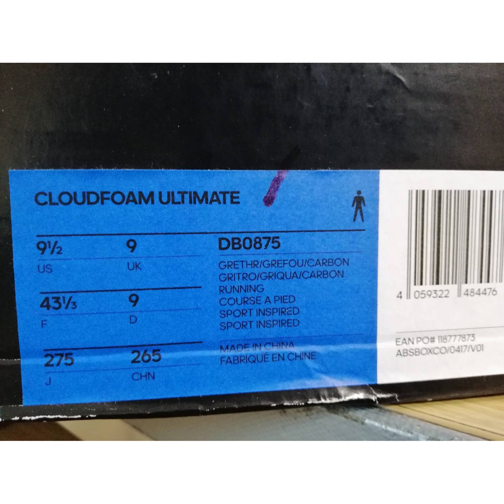 Adidas cloudfoam ultimate blue best sale