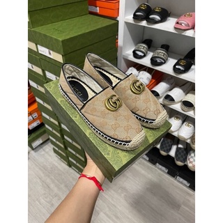 ✅พร้อมส่ง รองเท้าผู้หญิงแบรนด์เนม GG ESPADRILLE SHOE ORIGINAL