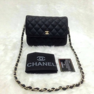 กระเป๋า Chanel woc คาเวียร์ 8