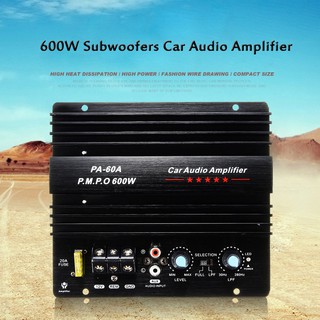 สินค้า 12 v 600 w เครื่องขยายเสียงเบส subwoofers amp pa - 60 a พลังงานสูงสําหรับรถยนต์