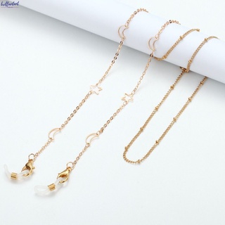 สินค้า Fashion Glasses Chain Pearl Rose Flower Disc Peach Heart Metal  Anti-skid Anti-falling Mask Chain Retro Glasses Lanyard