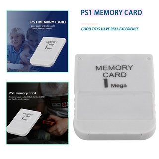 ภาพขนาดย่อของภาพหน้าปกสินค้าPS1 Memory Card 1 Mega Memory Card For Playstation 1 One PS1 PSX Game Useful จากร้าน mengmengyu.th บน Shopee ภาพที่ 4