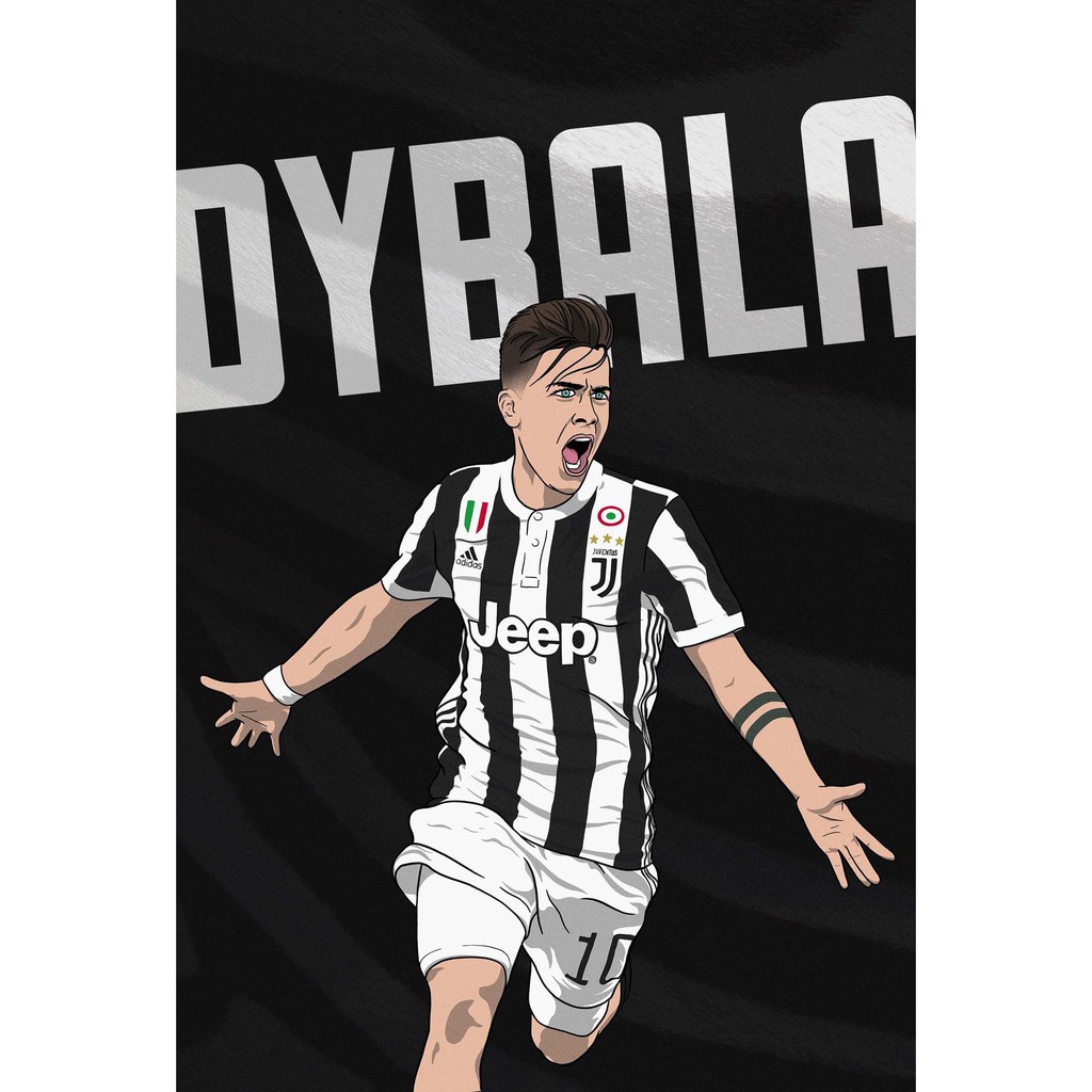 โปสเตอร์-เปาโล-ดิบาล่า-paulo-dybala-juventus-ยูเวนตุส-poster-ของขวัญ-ฟุตบอล-football-รูปติดผนัง-แต่งบ้าน-แต่งคอนโด