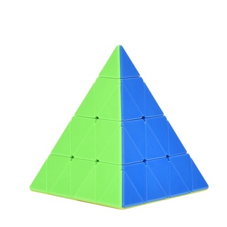 Yisheng Pyraminx ลูกบาศก์ความเร็ว 4x4 ไร้สติกเกอร์